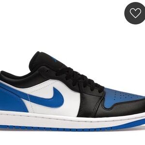 Nike Men's Black, Blue, and White Sneakers